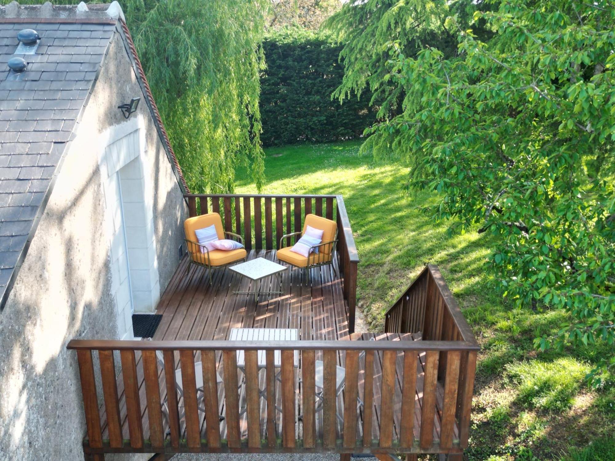 Sans Souci Bed And Breakfast Luxe Heated Pool And Restaurant Luzillé Eksteriør bilde
